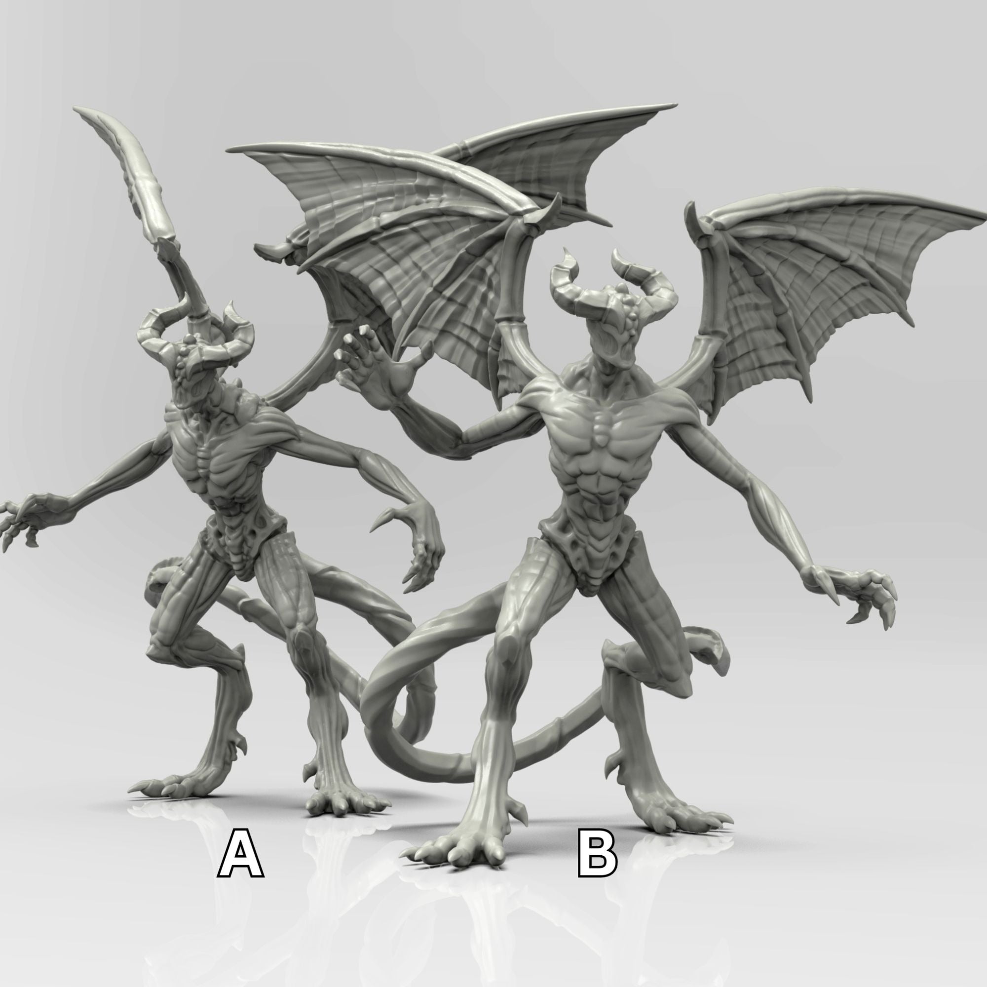 Nightgaunt - 3d Printed Miniature Sculpted by Adaevy Creations