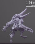 Tondo War Wolf - 3d Printed Miniature Sculpted by Papsikels Miniatures