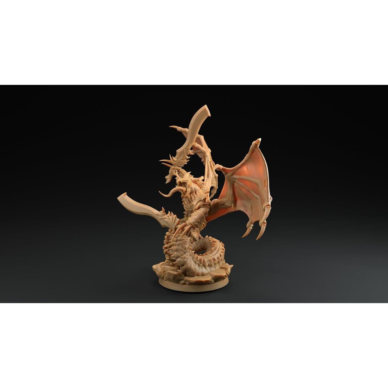 Abyssal Fiendblood Blasphemer - Fiends of Incandriox - 3d Printed Miniature by Dragon Trappers Lodge