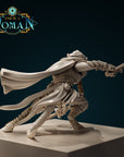 a statue of a woman with a sword