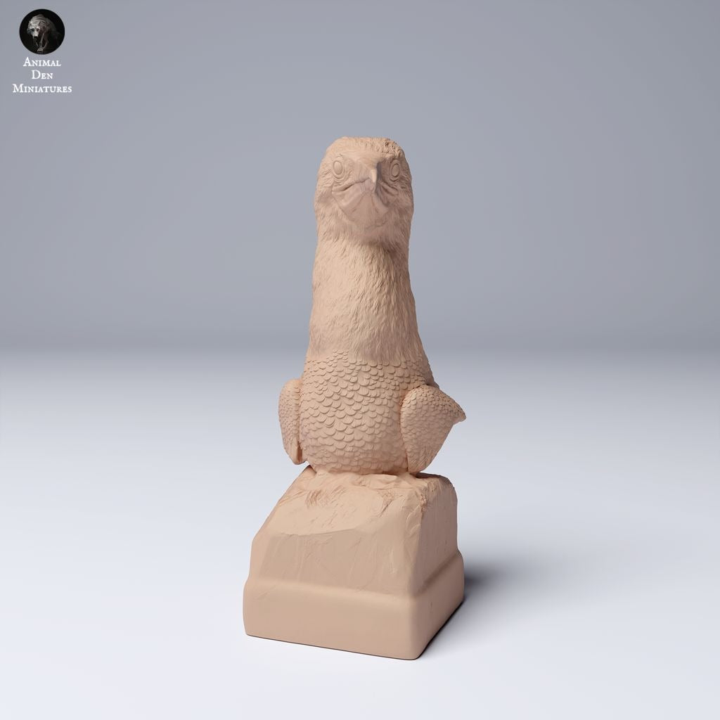 Blue Footed Booby Bust - 3d Printed 1:4 Scale Bust Sculpted by Animal Den