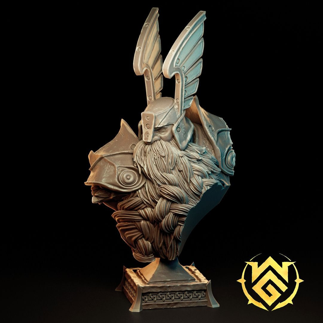 Durth the Collector BUST - 3d Printed Miniature by The Witchguild