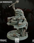 Krelk Miremagus - 3d Printed Miniature Sculpted by Big Bad Evil Guys