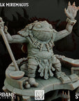 Krelk Miremagus - 3d Printed Miniature Sculpted by Big Bad Evil Guys