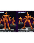 Battle Creature Collaboration Form - 3d Printed Miniature Sculpted by Papsikels Miniatures