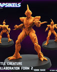 Battle Creature Collaboration Form - 3d Printed Miniature Sculpted by Papsikels Miniatures