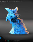 Phantom Skull - Yarobati Undead - 3d Printed Miniature Sculpted by Blue Wyvern