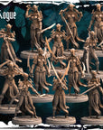 Rogues - Army of Darkness: Dark Elves - 3d Printed Miniature Sculpted by Monolith Arts
