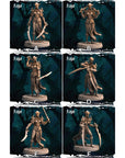 Rogues - Army of Darkness: Dark Elves - 3d Printed Miniature Sculpted by Monolith Arts