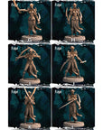 Rogues - Army of Darkness: Dark Elves - 3d Printed Miniature Sculpted by Monolith Arts