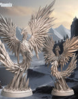 Ice Phoenix - 3d Printed Miniature Sculpted by Monolith Arts