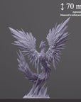 Ice Phoenix - 3d Printed Miniature Sculpted by Monolith Arts