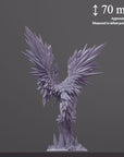 Ice Phoenix - 3d Printed Miniature Sculpted by Monolith Arts
