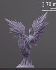 Ice Phoenix - 3d Printed Miniature Sculpted by Monolith Arts