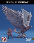 Crystal Flamehawk - 3d Printed Miniature by Arcane Minis