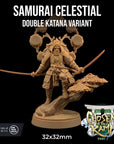 Samurai Celestial - Chosen of the Kami - 3d Printed Miniature by Dragon Trappers Lodge