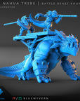 Battle Beast Khuma - Nahua Axolotl Tribe - 3d Printed Miniature by Dragon Trappers Lodge