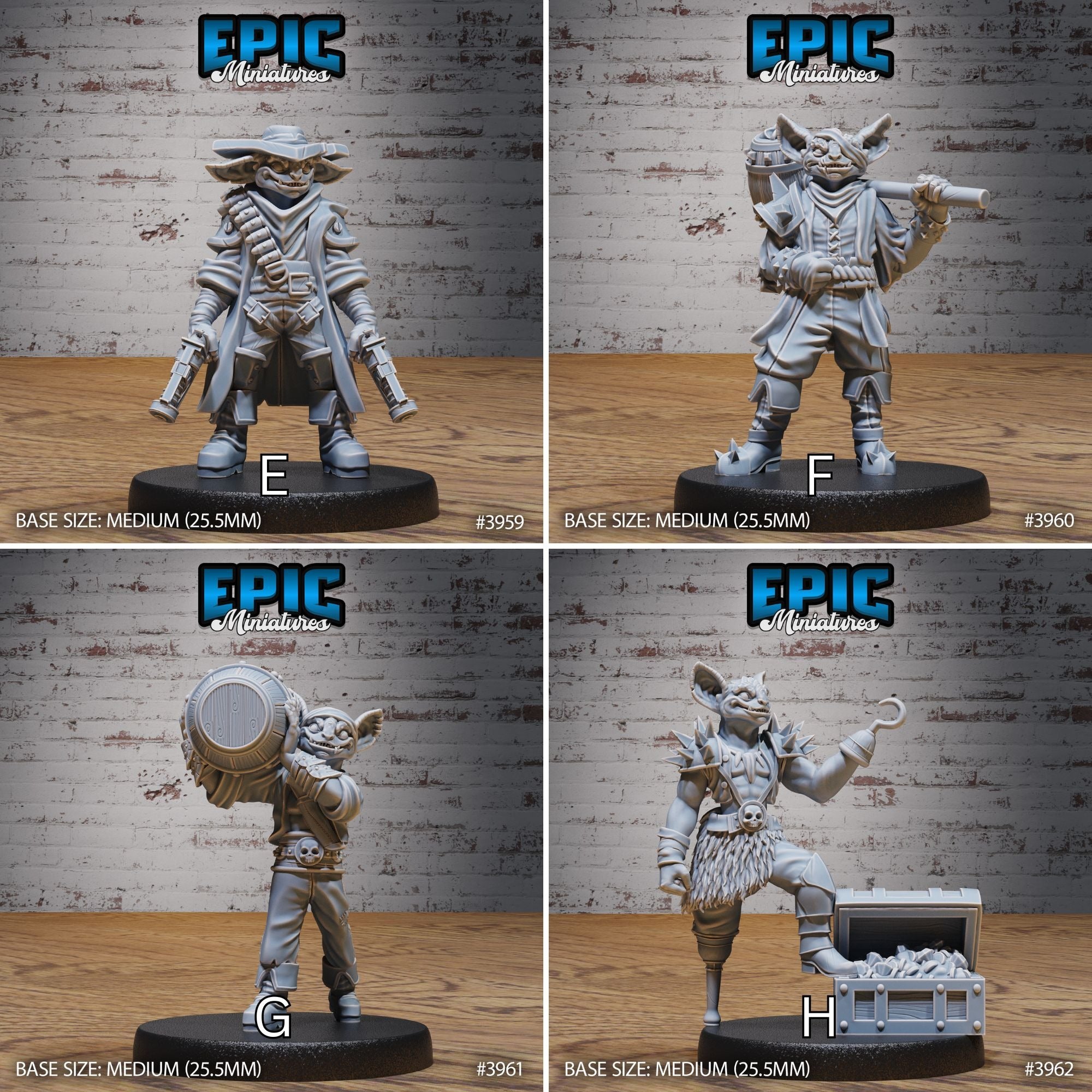 Kobold Pirate - 3d Printed by Epic Miniatures
