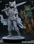 Marie Greenhood - Beast of Stragovia - 3d Printed Miniature Sculpted by Mammoth Factory