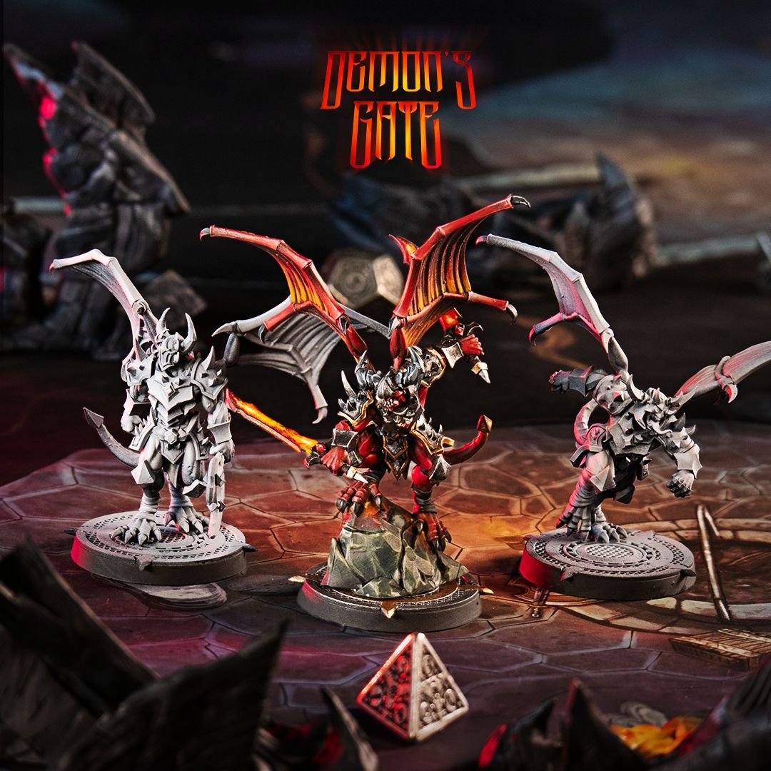 Taskmaster Demons - Demon's Gate - 3d Printed Miniature Sculpted by Cast N Play