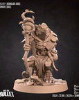 Kobold Druid - Kobold DND - 3d Printed Miniature sculpted by Bite the Bullet