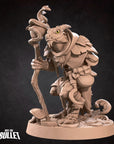 Kobold Druid - Kobold DND - 3d Printed Miniature sculpted by Bite the Bullet