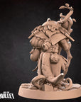 Kobold Druid - Kobold DND - 3d Printed Miniature sculpted by Bite the Bullet