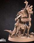Kobold Druid - Kobold DND - 3d Printed Miniature sculpted by Bite the Bullet