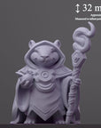 The Chaplain - Curious Critters of Whimsy Isle - 3d Printed Miniature Sculpted by Velrock Art Miniatures