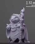 The Chaplain - Curious Critters of Whimsy Isle - 3d Printed Miniature Sculpted by Velrock Art Miniatures