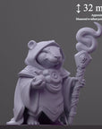 The Chaplain - Curious Critters of Whimsy Isle - 3d Printed Miniature Sculpted by Velrock Art Miniatures