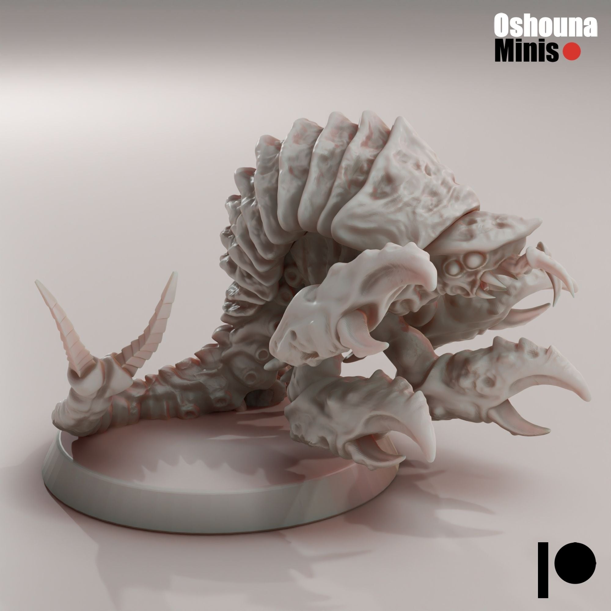 Alien Shrimp - Deep Hive - 3d Printed Miniature by OshounaMinis