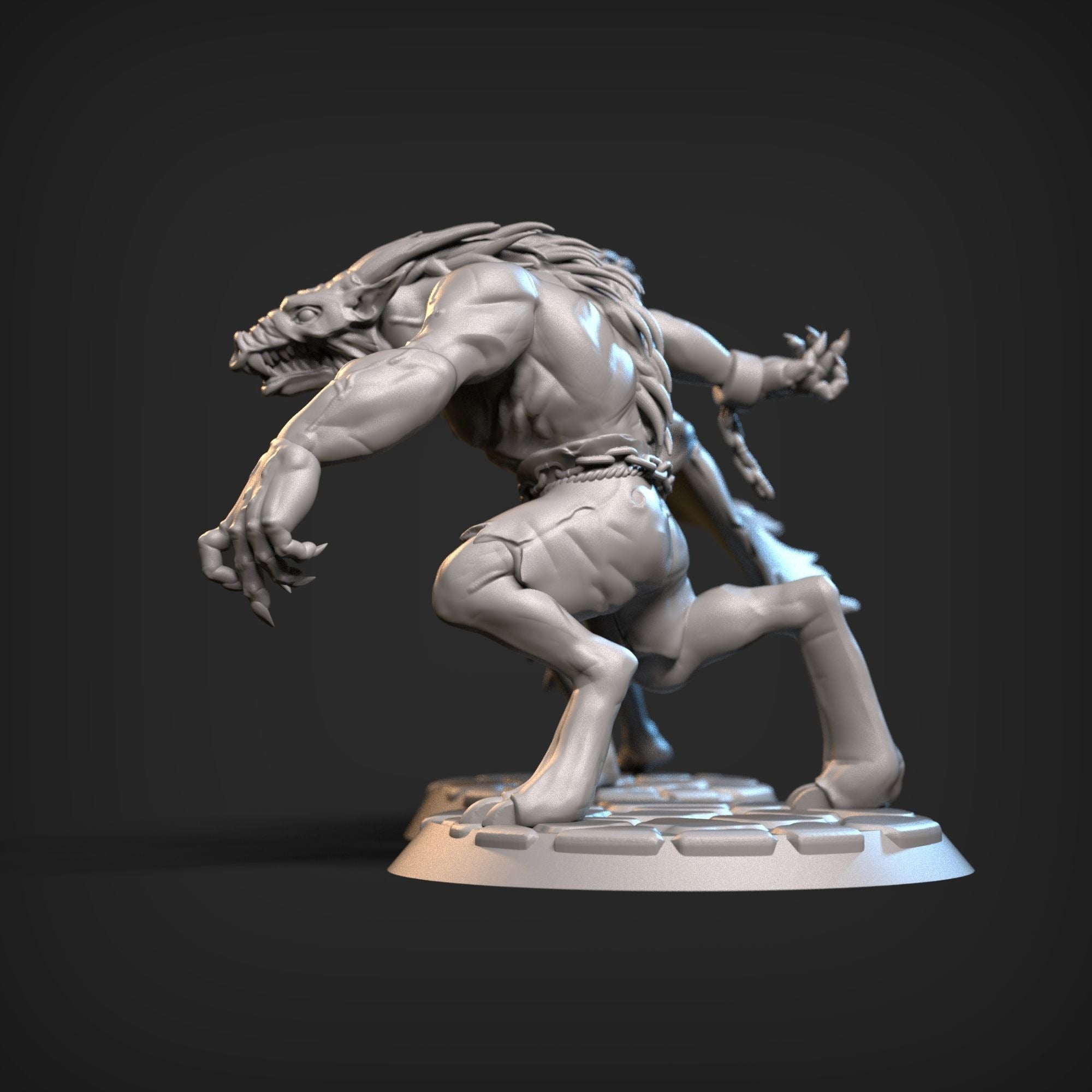 Abomination - 3d Printed Miniature Sculpted by Z Kino
