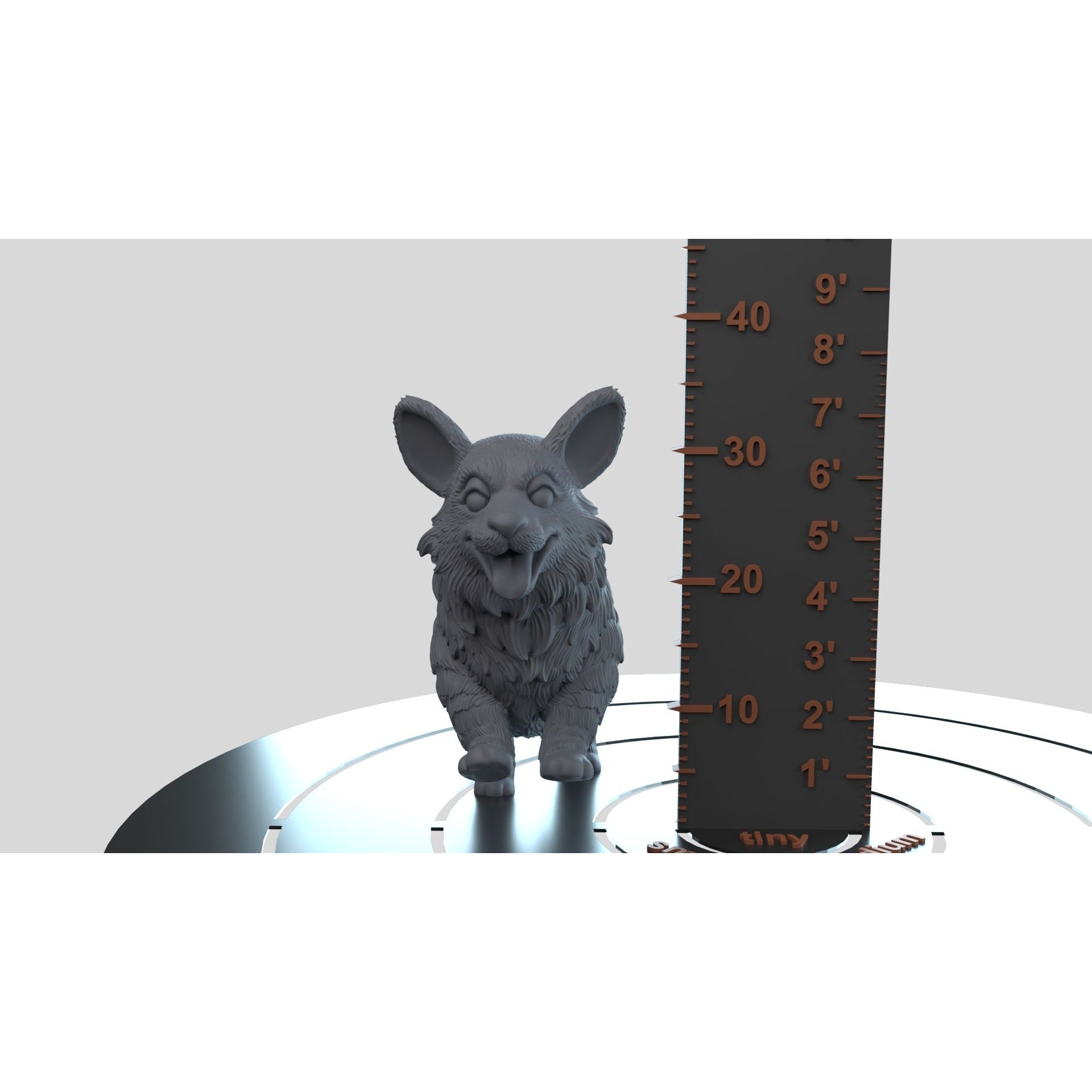 Corgi - 3d Printed Miniature by Goon Master Games