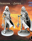 Warrior Sybil - 3d Printed Miniature by Ravi (RKS3D)