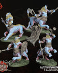Capritaur Warriors - 3d Printed Miniature by Crippled God Foundry