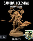 Samurai Celestial - Chosen of the Kami - 3d Printed Miniature by Dragon Trappers Lodge