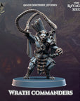 Wrath Commanders - 3d Printed Miniature Sculpted by Golden Thief Studios