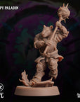 Cappy (Capybara Folk) Paladin - 3d Printed Miniature by Arcane Minis