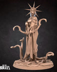 Gwen, the Dark Sun - 3d Printed Miniature sculpted by Bite the Bullet