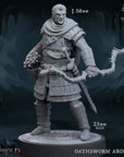 Oathsworn Archer - 3d Printed Miniature by Mammoth Factory