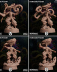 Florasarii (Flowerfolk) Wizard - 3d Printed Miniature Sculpted by Sordane Publishing