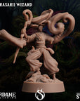 Florasarii (Flowerfolk) Wizard - 3d Printed Miniature Sculpted by Sordane Publishing