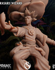 Florasarii (Flowerfolk) Wizard - 3d Printed Miniature Sculpted by Sordane Publishing