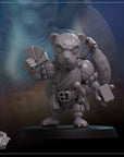Arlo Hollowstep, Ferret Charlatan - 3d Printed Miniature by DiceHeads