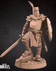 Sir Lawrence, the Knight of Sunlight - 3d Printed Miniature sculpted by Bite the Bullet