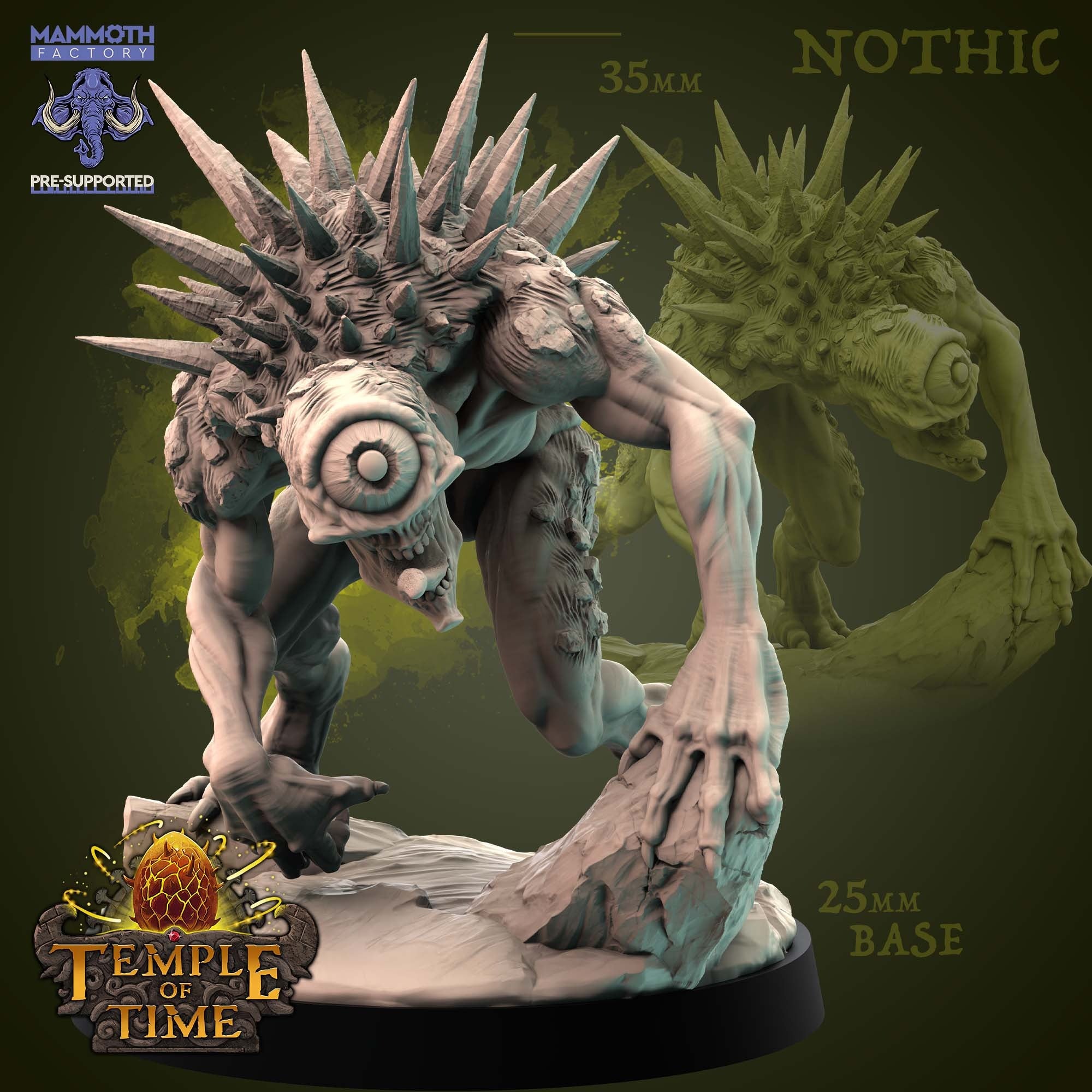 Nothic - 3d Printed Miniature by Mammoth Factory