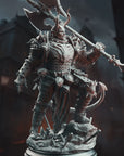 Skorn Skullsplitter, Knight of the Seventh Reverie - 3d Printed Miniature Sculpted by DM Stash