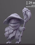 The Herbalist - Curious Critters of Whimsy Isle - 3d Printed Miniature Sculpted by Velrock Art Miniatures