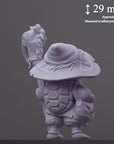 The Herbalist - Curious Critters of Whimsy Isle - 3d Printed Miniature Sculpted by Velrock Art Miniatures